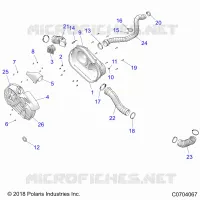 TREN, CLUTCH COVER AND DUCTING