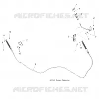 TREN, SHIFT LEVER AND CABLE