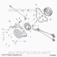 ENGINE, STATOR AND FLYRUEDA