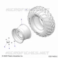 RUEDAS, REAR TIRE