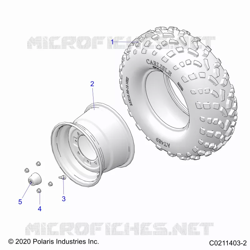 RUEDAS, REAR TIRE