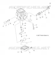 MOTOR, CARBURADOR, LOWER