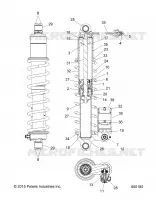 SUSPENSION, SHOCK TRASERO TRACK (1543574)