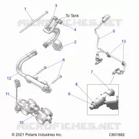 SISTEMA DE COMBUSTIBLE, RAIL, LINES AND THROTTLE BODY