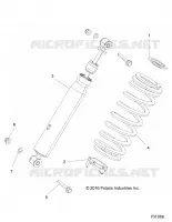 SUSPENSION TRASERA SHOCK MOUNTING