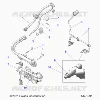 SISTEMA DE COMBUSTIBLE, RAIL, LINES AND THROTTLE BODY