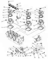 CILINDRO Y COLECTOR ASSEMBLY Storm 0965782, Storm SKS 0965582, Euro Storm (4931593159D001)