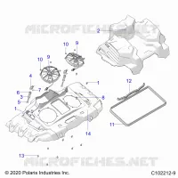 ENGINE, SISTEMA DE REFRIGERACIÃ“N, FANS AND SHROUDS