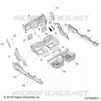 CARROCERÍA POSTERIOR CLOSEOFF, FENDERS AND FLOOR