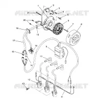 MAGNETO ASSEMBLY XLT/0930767, XLT SP/0930667   XLT SKS/09305673 (4923012301039A)