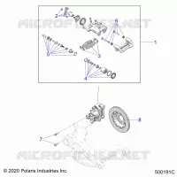 BRAKES, PINZA FRENO TRASEIRA