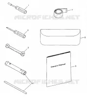 KIT DE HERRAMIENTA 700 RMK 0970966, 700 SKS 0970566, and EUROPEAN 700 SKS E970566 (4938573857C014)