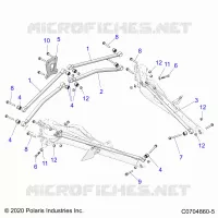 SUSPENSION TRASERA TRAILING ARMS MOUNTING
