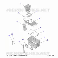 MOTOR, AIR BOX