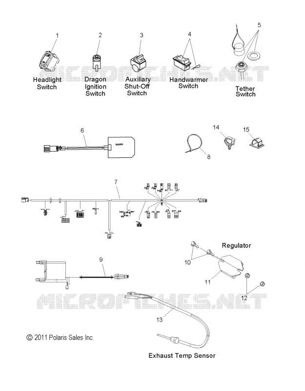 INTERRUPTORES and COMPONENTS