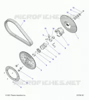 TREN, SECONDARY CLUTCH