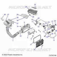ENGINE, TOMA DE AIRE SYSTEM