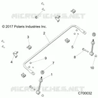 SUSPENSION, FRONT BARRA ESTABILIZADORA- R21RRED4JA (C700032)
