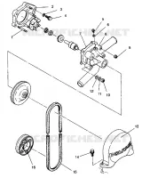 BOMBA DE AGUA RXL 0940768 and RXL TOURING 0940869 (4925062506043A)