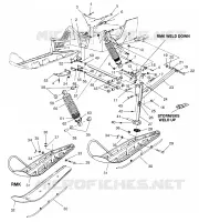 SUSPENSIÓN DELANTERA AND ESQUÍ STORM 0965782, STORM SKS 0965582, EURO STORM E9657 (4931593159B004)
