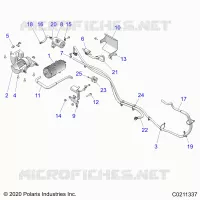 SISTEMA DE COMBUSTIBLE, FUEL TANK EVAP ASM.