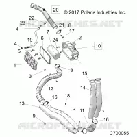 ENGINE, TOMA DE AIRE SYSTEM