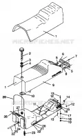 ASIENTO Y tanque de gas ASAMBLEA SPORT 0940443 and SPORT SKS 0940243 (4925052505003A)
