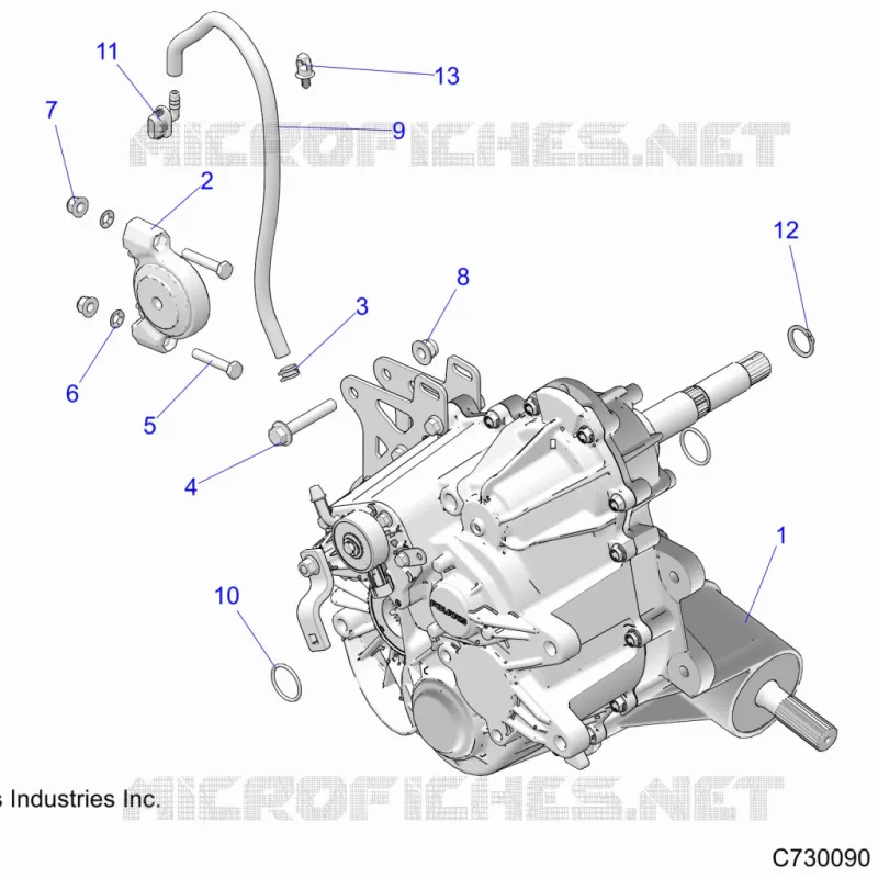 TREN, MAIN GEARCASE MOUNTING