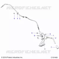 FRENO DE MANO BRAKE HANDLE