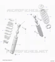 SUSPENSION TRASERA SHOCK AND MOUNTING