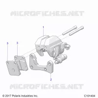 BRAKES, PINZA FRENO DELANTERA