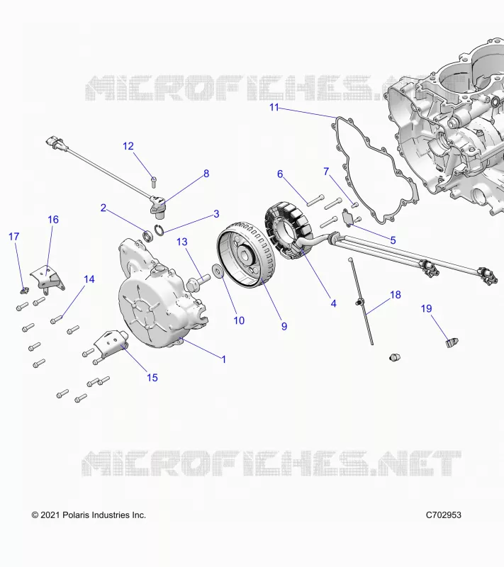 ENGINE, STATOR AND FLYRUEDA
