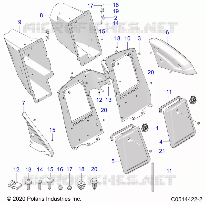 CARROCERÍA POSTERIOR STORAGE COMPARTMENTS