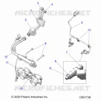 SISTEMA DE COMBUSTIBLE, RAIL, LINES AND THROTTLE BODY