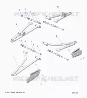 SUSPENSIÃ“N DELANTERA CONTROL ARMS