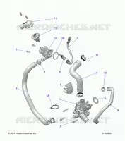 MOTOR, WATERPUMP AND BYPASS -Z23G4D92AL/BL/AE/BE (C702984)