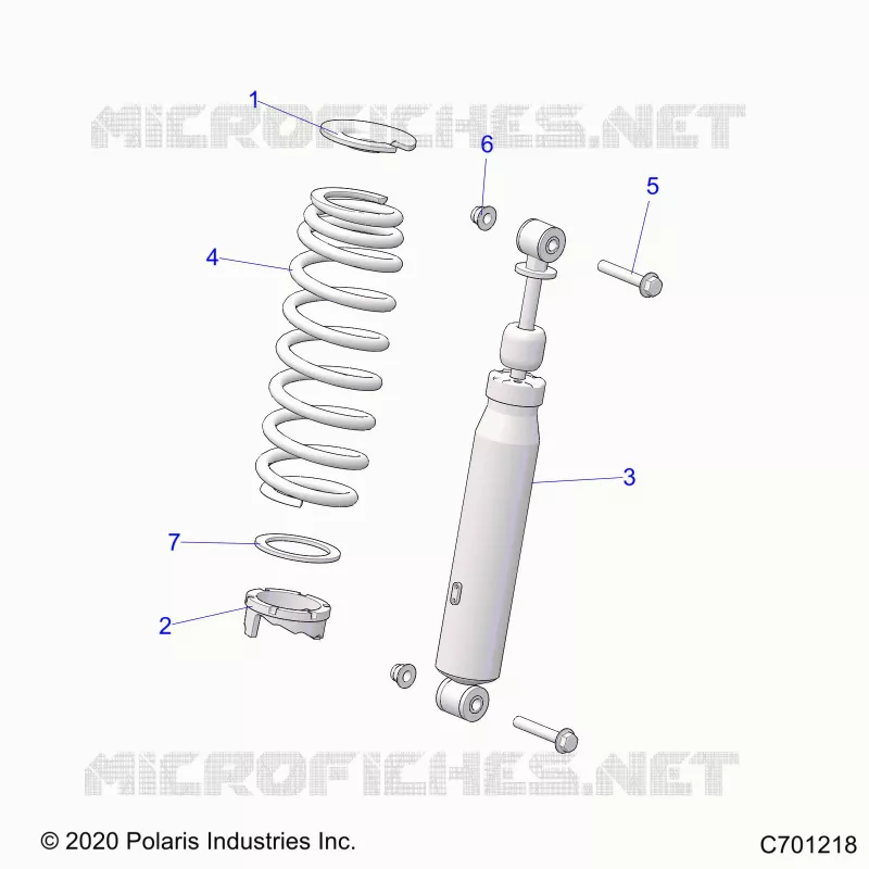 SUSPENSION, CHOQUE FRONTAL MOUNTING