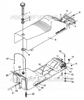 ASIENTO Y tanque de gas ASAMBLEA SUPER SPORT 0940743 (4927742774002A)