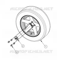 RUEDAS, OPCIONES, RUEDA, 14 INCH POLISHED ALUMINUM 4 BOLT