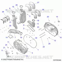 TREN, CLUTCH COVER AND DUCTING