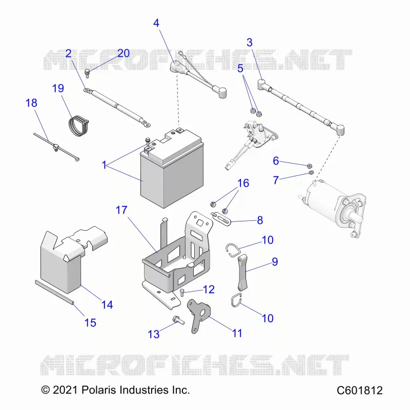 ELECTRICA, BATTERY BOX  ASM.