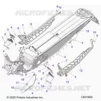 CHASSIS, PROTECCIÃ³N DEL EMBRAGUE, FOOTRESTS, AND RUNNINGBOARDS
