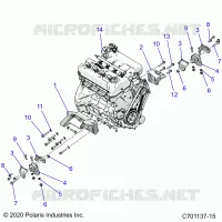 MOTOR, MOUNTING &amp; LONG BLOCK