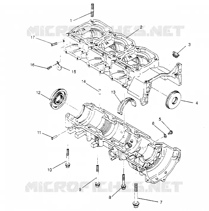 CAJA DEL CIGÜEÑAL ASSEMBLY Storm 0950782, Storm SKS 0950582,  Euro Storm E950782, E (4929012901C011)