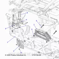 CHASSIS, MOTOR AND REAR DRIVELINE MOUNTING