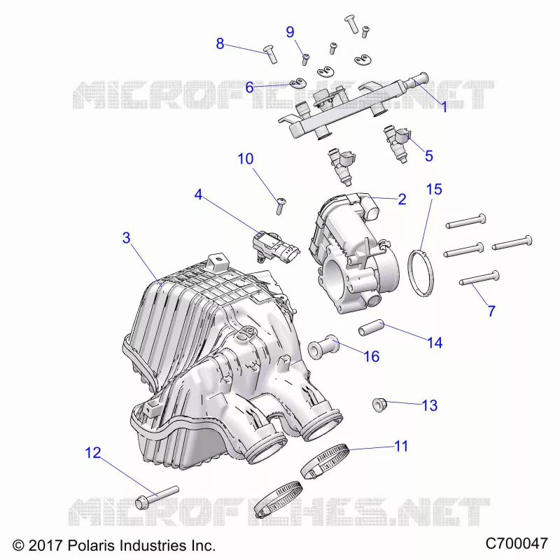 ENGINE, TOMA DE AIRE MANIFOLD