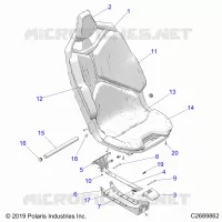 ASIENTO ASM.- Z23GAC92A/92B (C2689862)