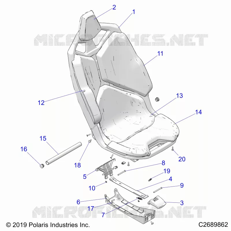 ASIENTO ASM.- Z23GAC92A/92B (C2689862)
