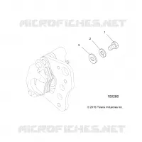 FRENO FRONTAL CALIPER MOUNTING