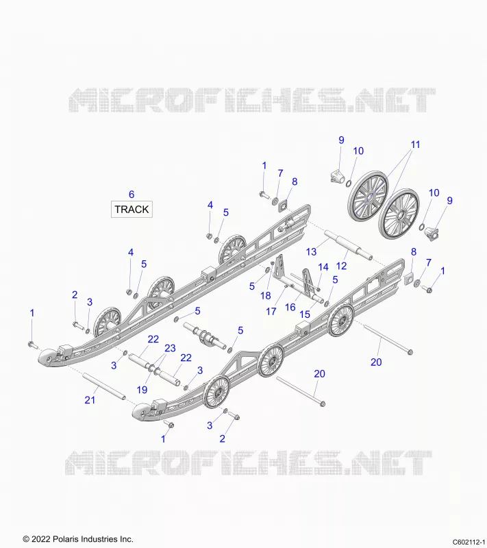 SUSPENSION TRASERA AND TRACK